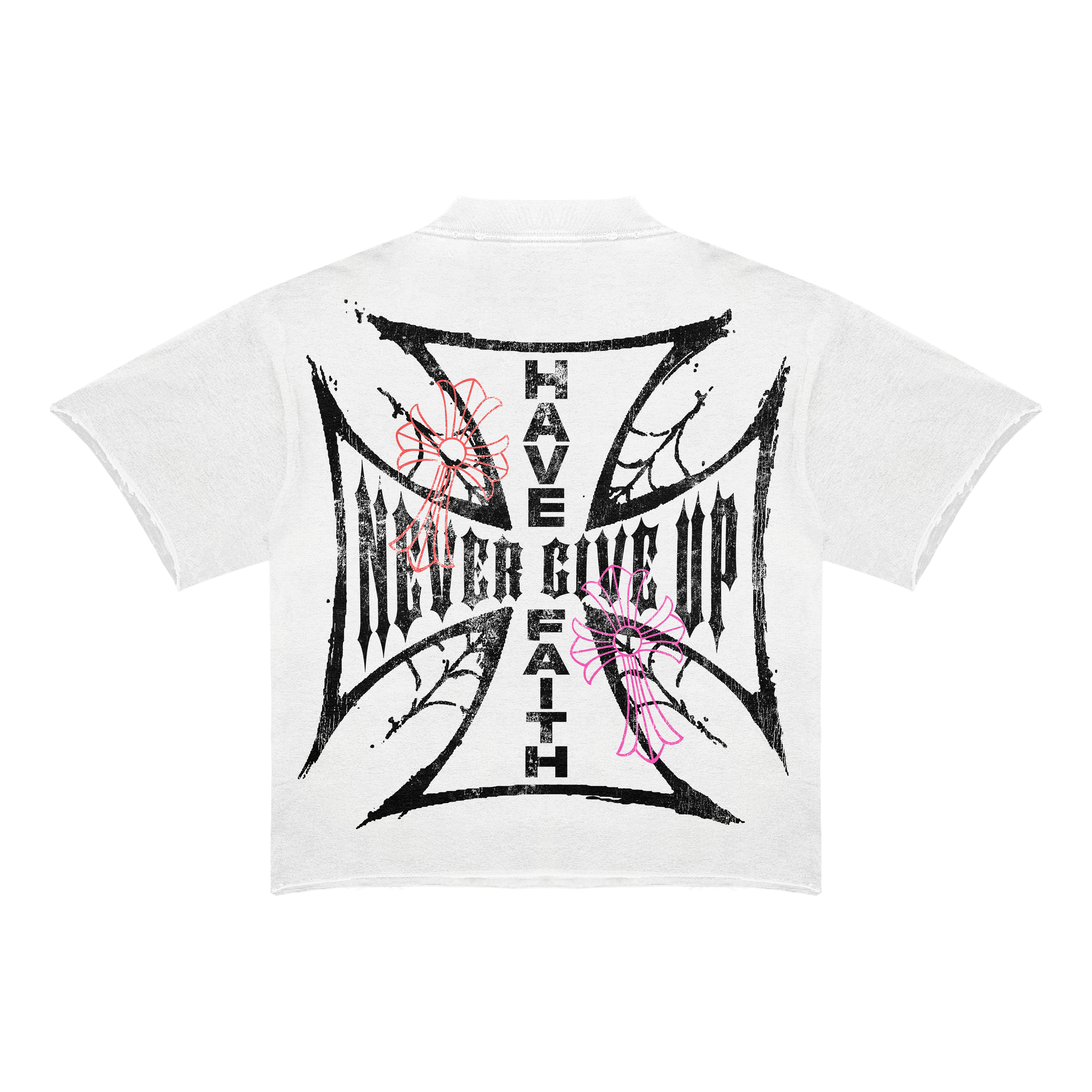 White Prayer Hands Tshirt