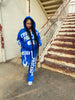 TRUST THE PROCESS BLUE HOODIE
