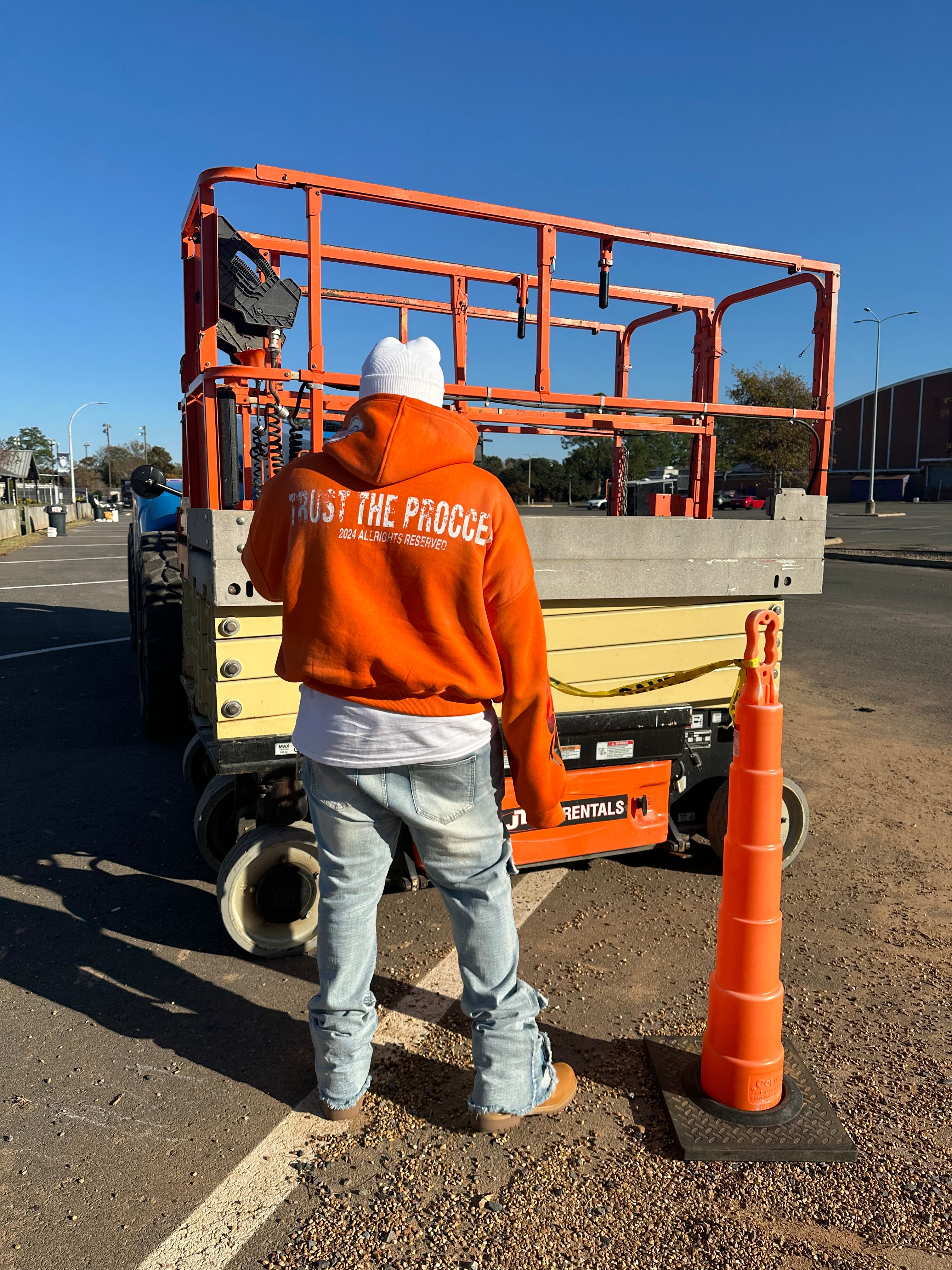 ORANGE PROCESS HOODIE