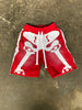 RED SKELETON SHORTS